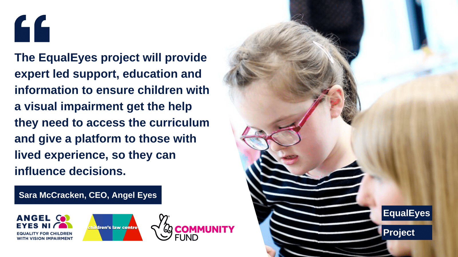 Empowering Visually Impaired Children and Young People to Access Equal