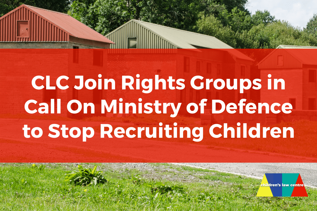 Stop Recruiting Children, Rights Groups Tell MOD