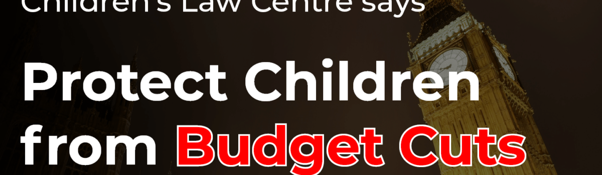 Protect Children from Budget Cuts or Face Legal Action
