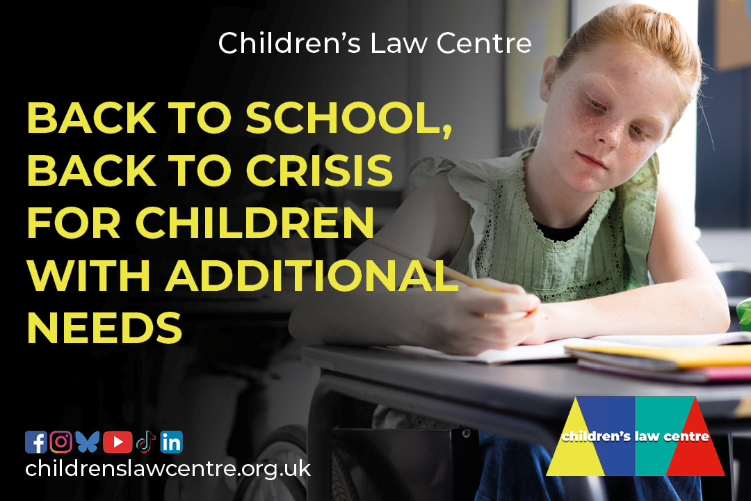 Back to School, Back to Crisis for Children with Additional Needs
