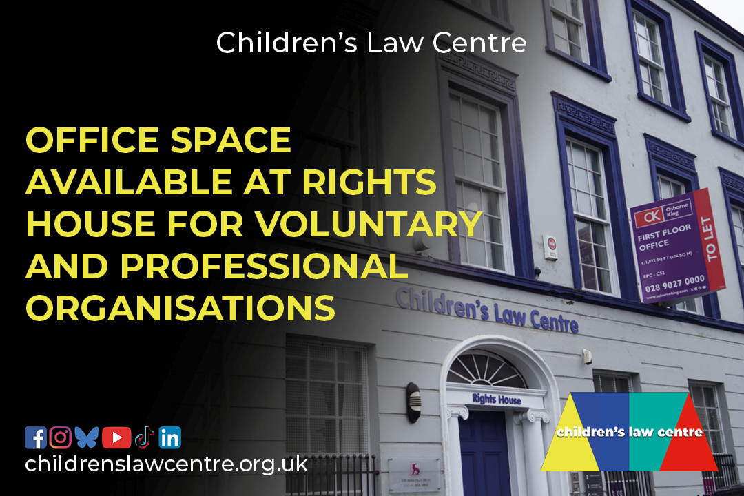 Office Space Available at Rights House for Voluntary & Professional Organisations