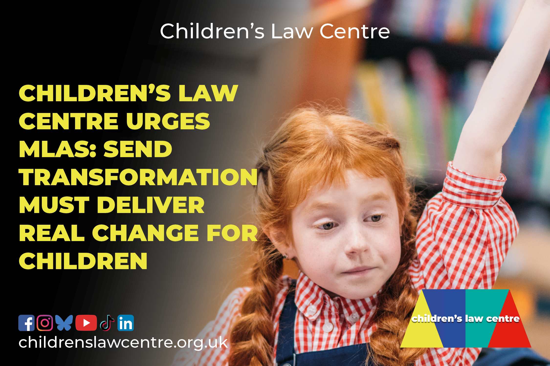 Children’s Law Centre Urges MLAs: SEND Transformation Must Deliver Real Change for Children
