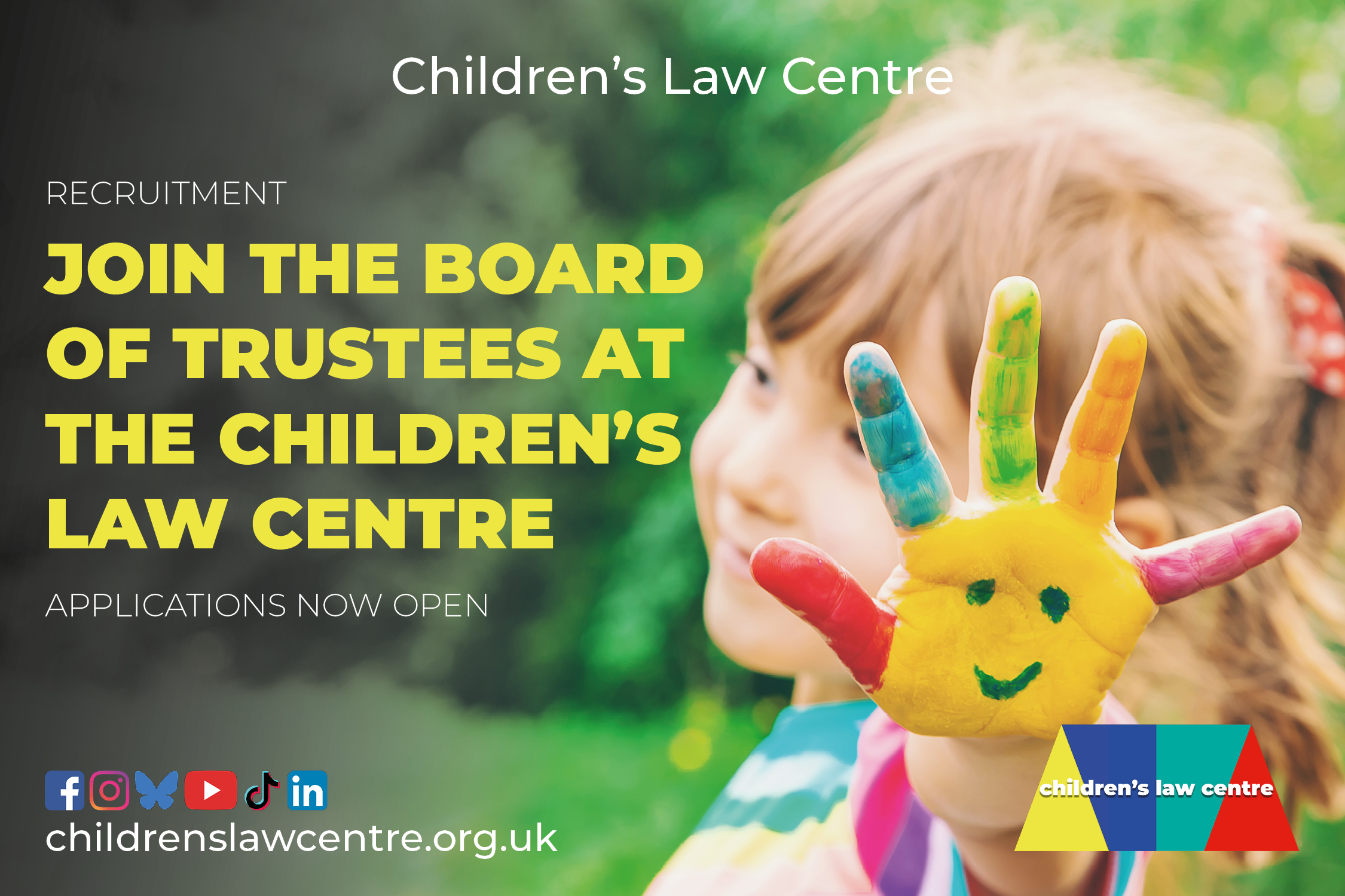 Join the Board of Trustees at the Children’s Law Centre – Applications Now Open